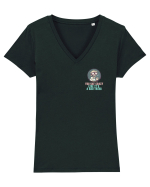 YOU SAY CRAZY LIKE IT`S A BAD THING - MAD SCIENTIST 3 lateral Tricou mânecă scurtă guler V Damă Evoker