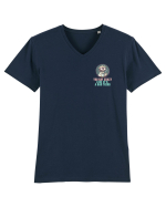 YOU SAY CRAZY LIKE IT`S A BAD THING - MAD SCIENTIST 3 lateral Tricou mânecă scurtă guler V Bărbat Presenter