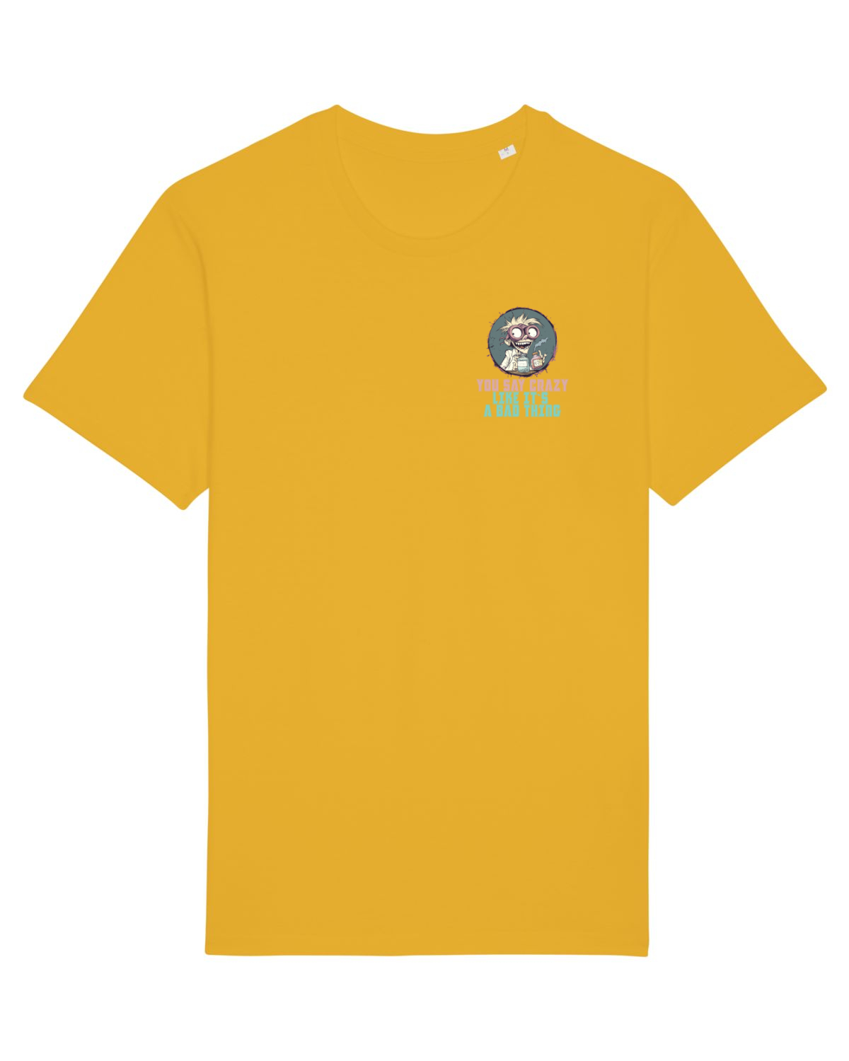 Tricou mânecă scurtă Unisex Rocker Spectra Yellow