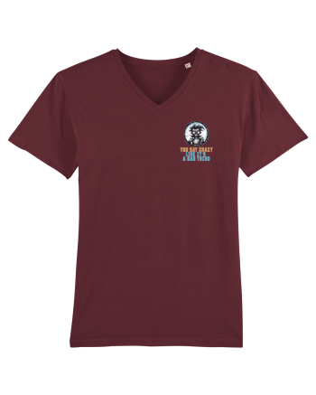 YOU SAY CRAZY LIKE IT`S A BAD THING - MAD SCIENTIST 1 lateral Burgundy