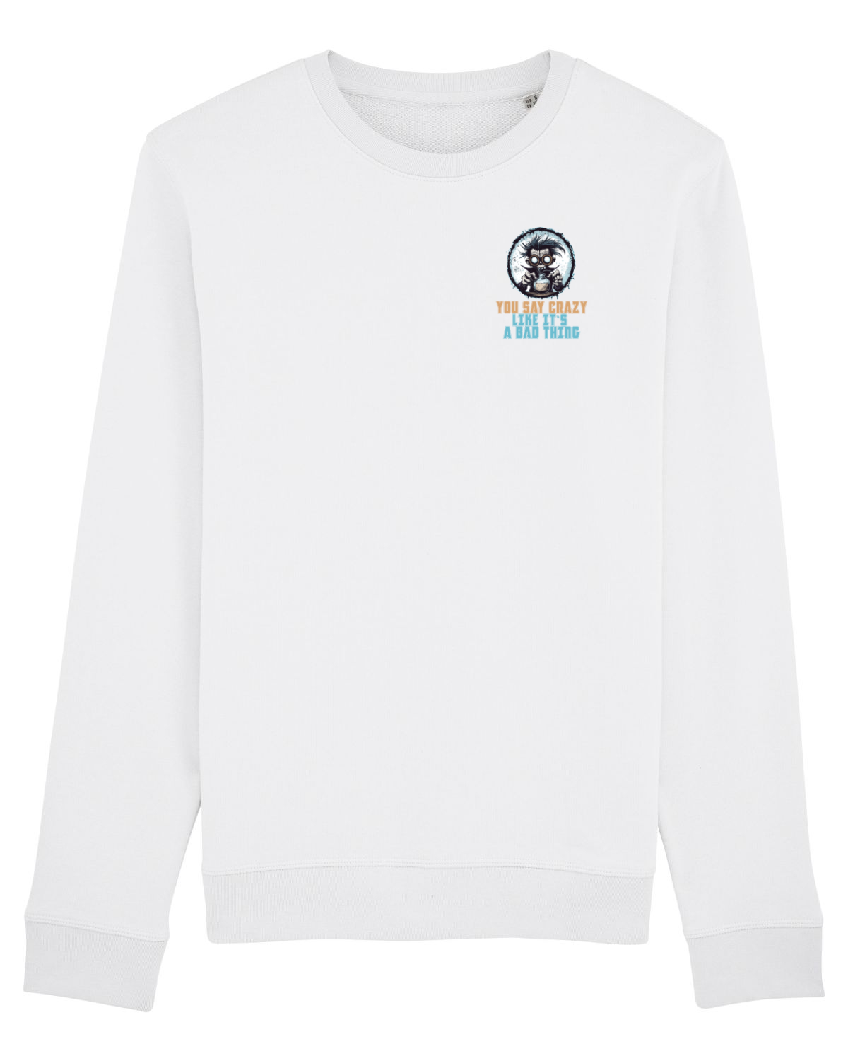 Bluză mânecă lungă Unisex Rise White