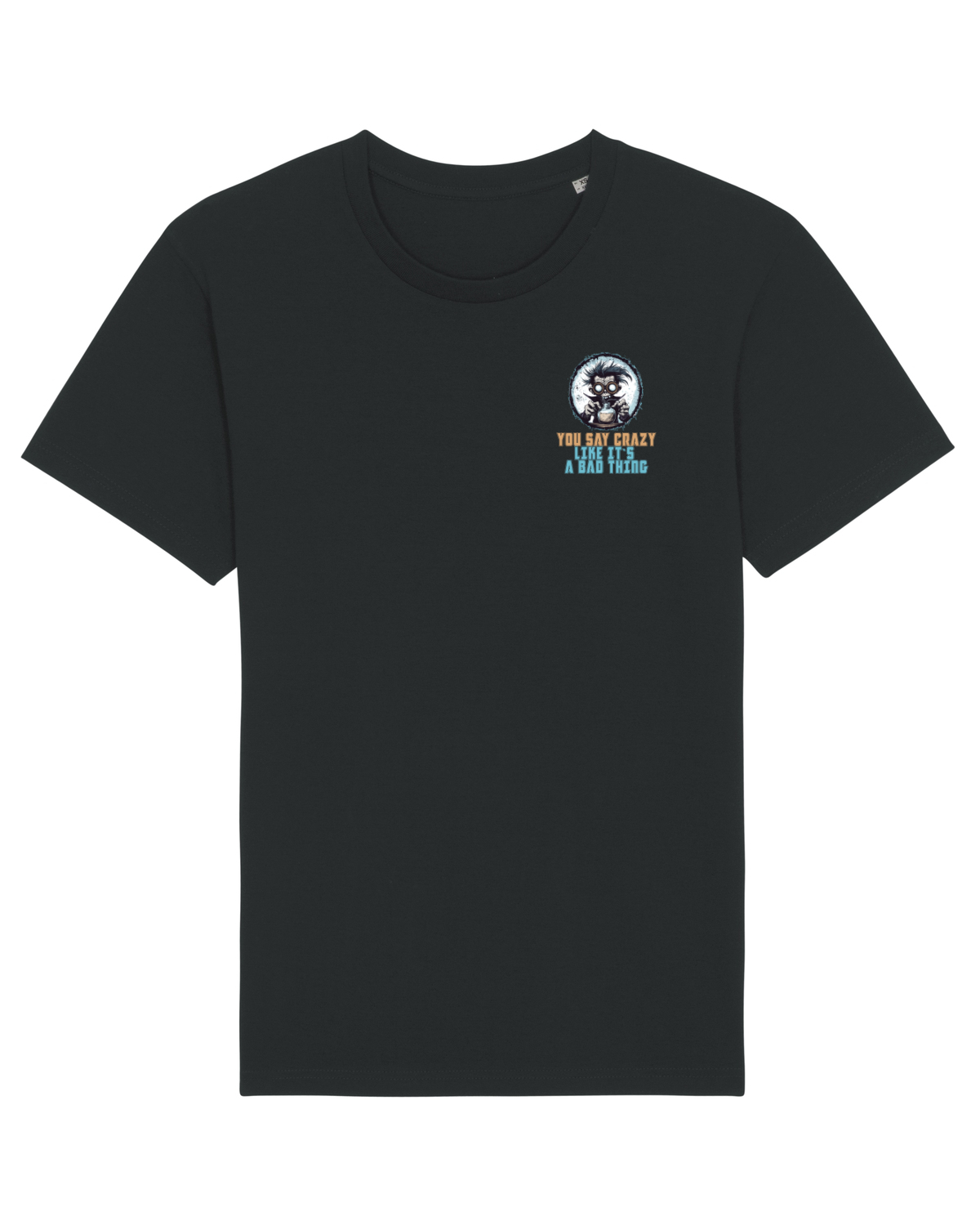 Tricou mânecă scurtă Unisex Rocker Black