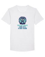 YOU SAY CRAZY LIKE IT`S A BAD THING - MAD SCIENTIST 2  Tricou mânecă scurtă guler larg Bărbat Skater