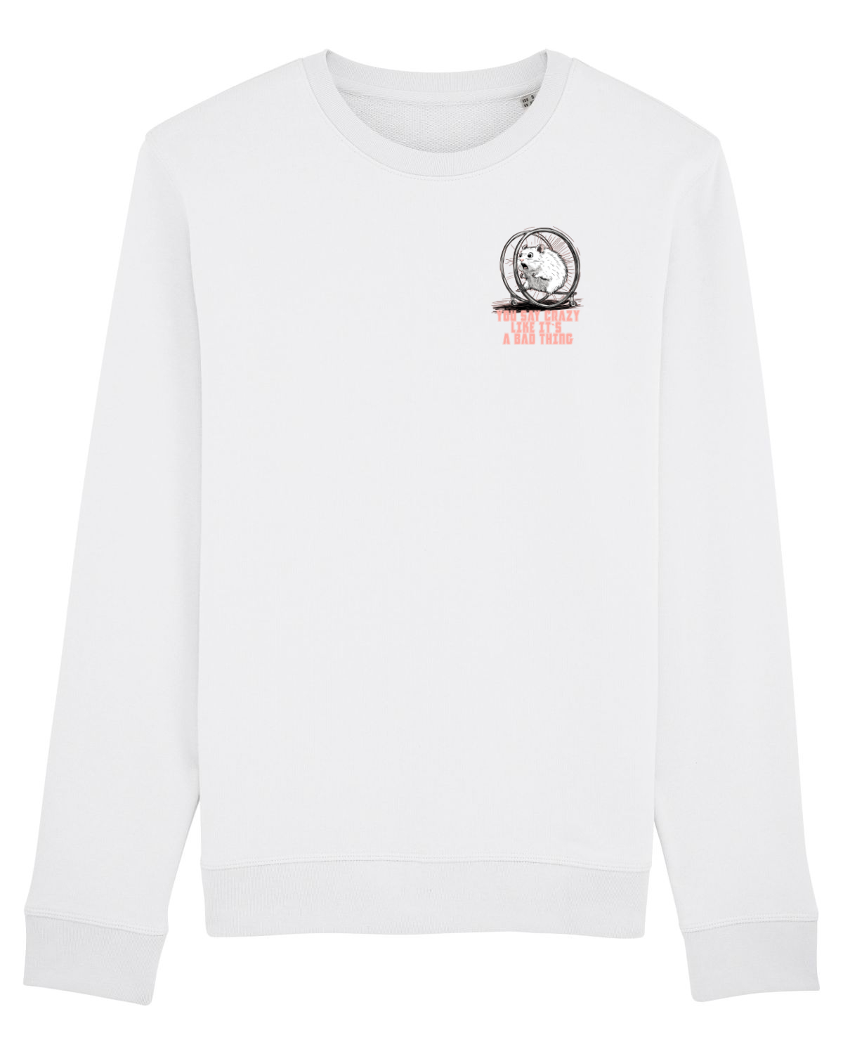 Bluză mânecă lungă Unisex Rise White