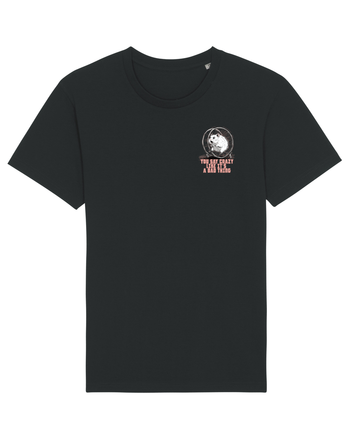 Tricou mânecă scurtă Unisex Rocker Black