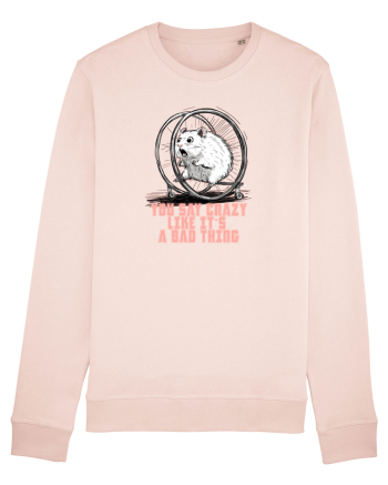 YOU SAY CRAZY LIKE IT`S A BAD THING - HAMSTER  Candy Pink