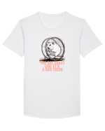 YOU SAY CRAZY LIKE IT`S A BAD THING - HAMSTER  Tricou mânecă scurtă guler larg Bărbat Skater