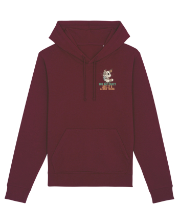 YOU SAY CRAZY LIKE IT`S A BAD THING - VEVERITA lateral Burgundy