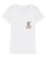 YOU SAY CRAZY LIKE IT`S A BAD THING - VEVERITA lateral Tricou mânecă scurtă guler V Damă Evoker