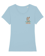 YOU SAY CRAZY LIKE IT`S A BAD THING - VEVERITA lateral Tricou mânecă scurtă guler larg fitted Damă Expresser