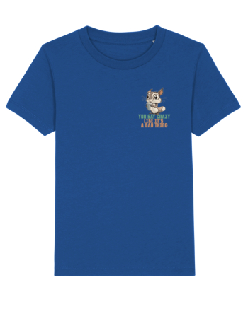 YOU SAY CRAZY LIKE IT`S A BAD THING - VEVERITA lateral Majorelle Blue