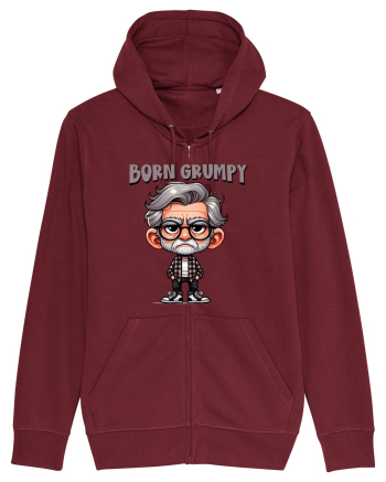 Born Grumpy | Grandpa | Bunicul Tafnos Burgundy