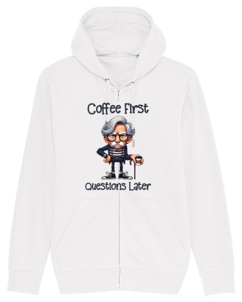 Coffee First Questions Later | Grandpa | Bunicul Tafnos White