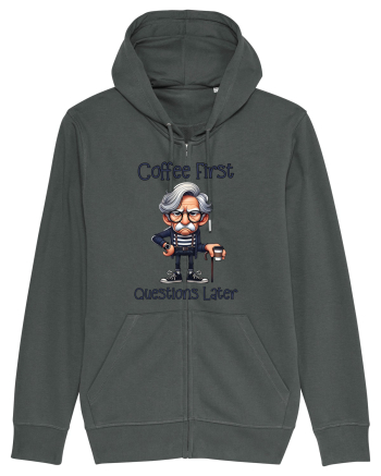 Coffee First Questions Later | Grandpa | Bunicul Tafnos Anthracite