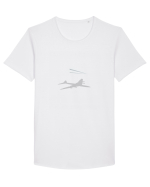 Avioane de hartie Tricou mânecă scurtă guler larg Bărbat Skater