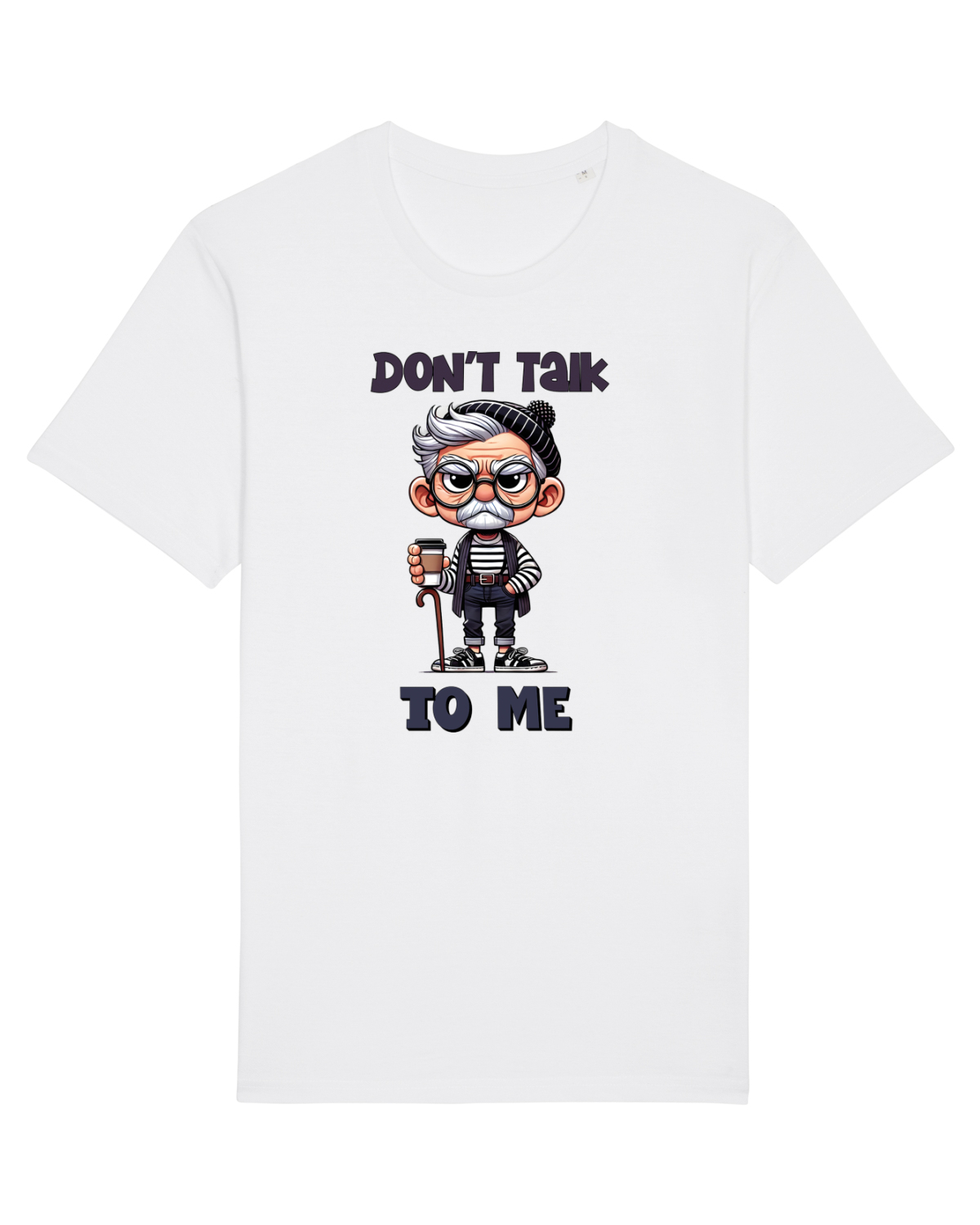 Tricou mânecă scurtă Unisex Rocker White