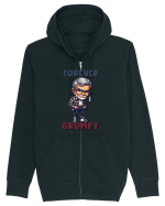 Forever Grumpy | Grandpa | Bunicul Tafnos Hanorac cu fermoar Unisex Connector