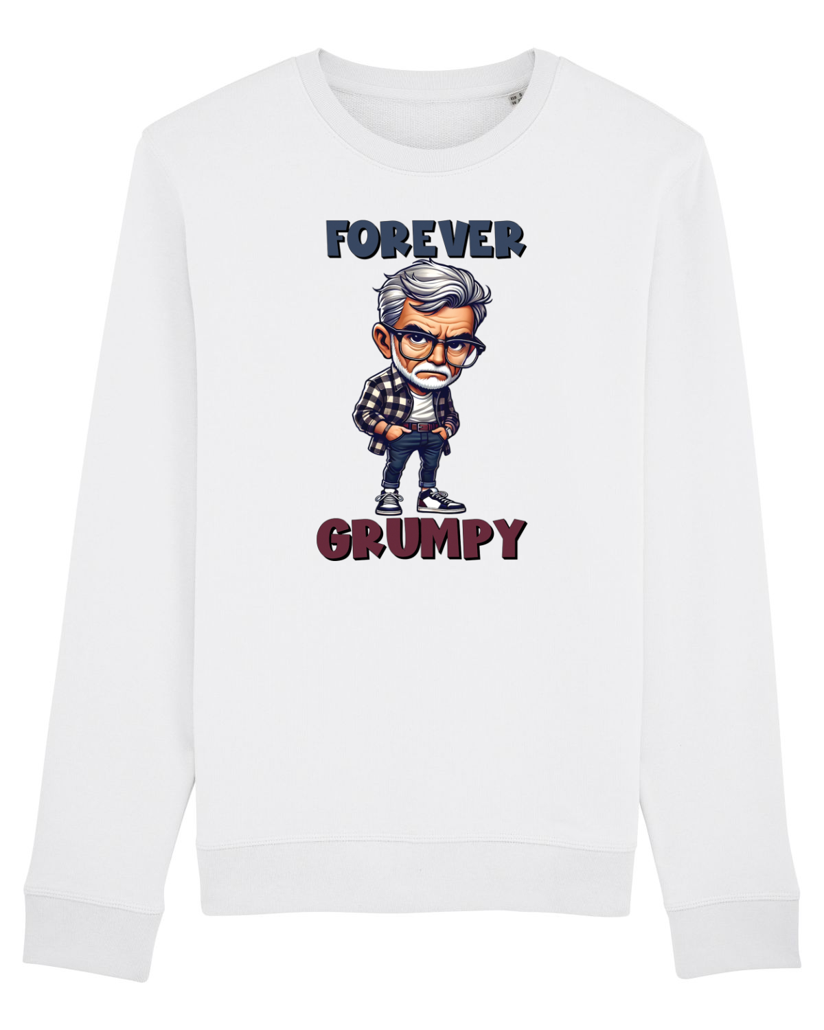 Bluză mânecă lungă Unisex Rise White