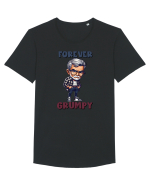 Forever Grumpy | Grandpa | Bunicul Tafnos Tricou mânecă scurtă guler larg Bărbat Skater