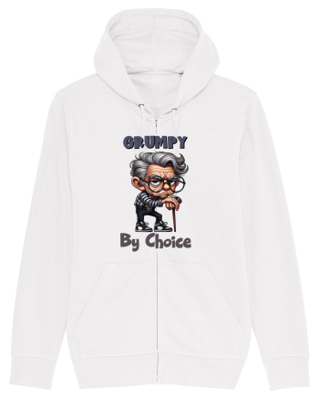Grumpy By Choice | Grandpa | Bunicul Tafnos White