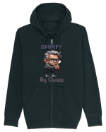 Grumpy By Choice | Grandpa | Bunicul Tafnos Hanorac cu fermoar Unisex Connector