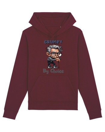 Grumpy By Choice | Grandpa | Bunicul Tafnos Burgundy