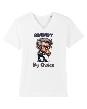 Grumpy By Choice | Grandpa | Bunicul Tafnos White