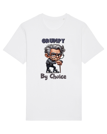 Grumpy By Choice | Grandpa | Bunicul Tafnos White