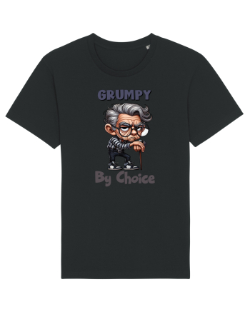 Grumpy By Choice | Grandpa | Bunicul Tafnos Black