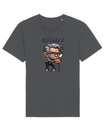 Grumpy By Choice | Grandpa | Bunicul Tafnos Anthracite
