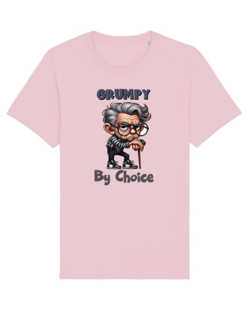 Grumpy By Choice | Grandpa | Bunicul Tafnos Cotton Pink