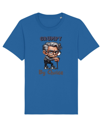 Grumpy By Choice | Grandpa | Bunicul Tafnos Royal Blue