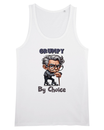 Grumpy By Choice | Grandpa | Bunicul Tafnos White