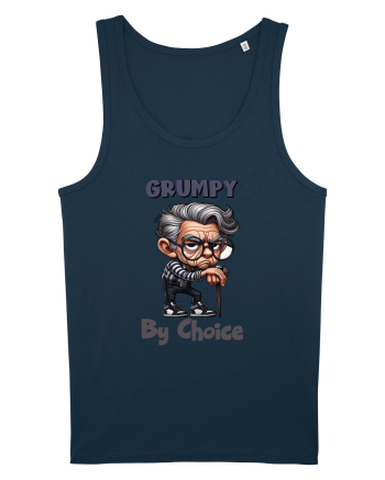 Grumpy By Choice | Grandpa | Bunicul Tafnos Navy