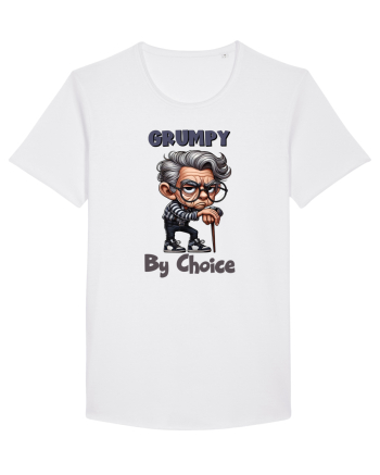 Grumpy By Choice | Grandpa | Bunicul Tafnos White