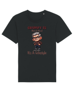 Grumpy Is Not A Mood It's A Lifestyle | Grandpa | Bunicul Tafnos Tricou mânecă scurtă Unisex Rocker