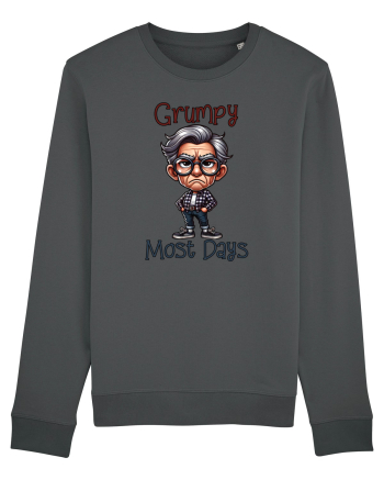 Grumpy Most Days | Grandpa | Bunicul Tafnos Anthracite