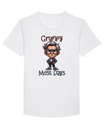 Grumpy Most Days | Grandpa | Bunicul Tafnos White