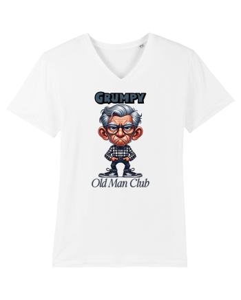 Grumpy Old Man Club | Grandpa | Bunicul Tafnos White