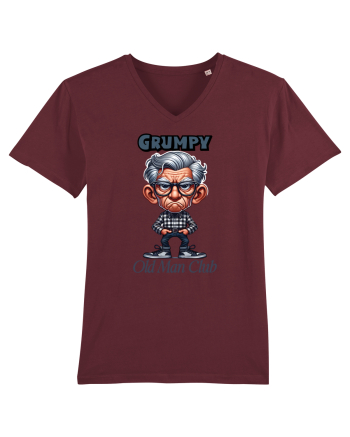 Grumpy Old Man Club | Grandpa | Bunicul Tafnos Burgundy