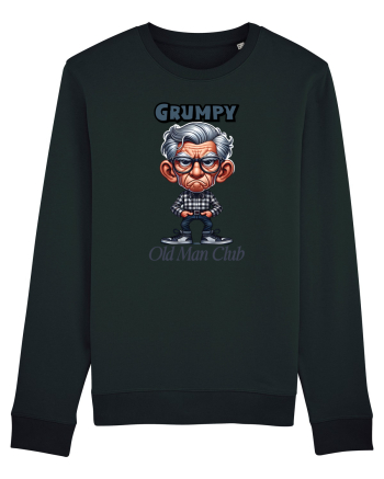 Grumpy Old Man Club | Grandpa | Bunicul Tafnos Black