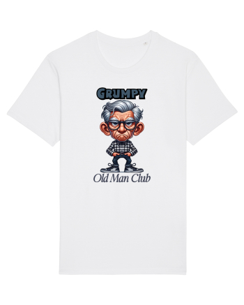 Grumpy Old Man Club | Grandpa | Bunicul Tafnos White
