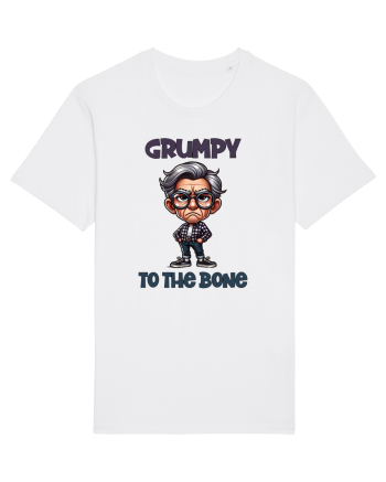 Grumpy To The Bone | Grandpa | Bunicul Tafnos White