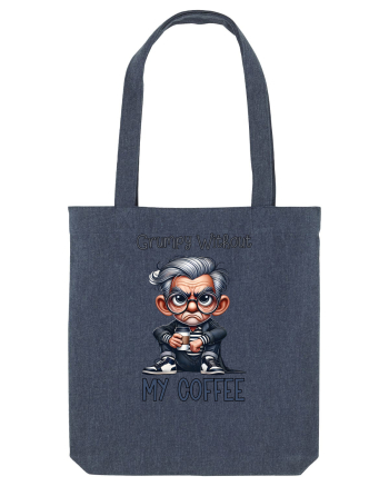 Grumpy Without My Coffee | Grandpa | Bunicul Tafnos Midnight Blue