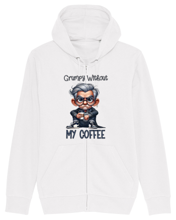 Grumpy Without My Coffee | Grandpa | Bunicul Tafnos White