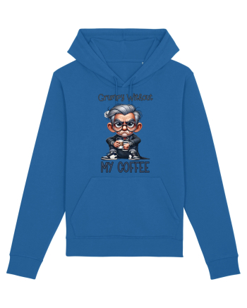 Grumpy Without My Coffee | Grandpa | Bunicul Tafnos Royal Blue