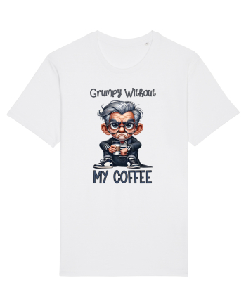 Grumpy Without My Coffee | Grandpa | Bunicul Tafnos White