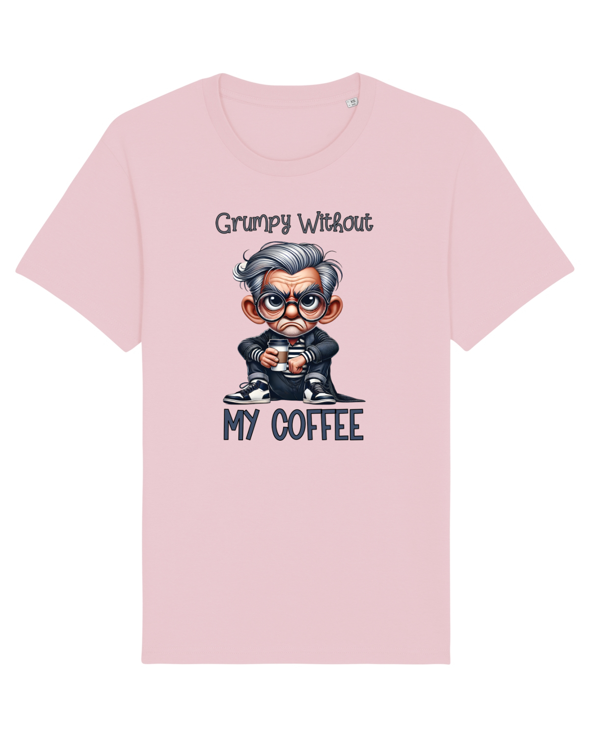 Tricou mânecă scurtă Unisex Rocker Cotton Pink