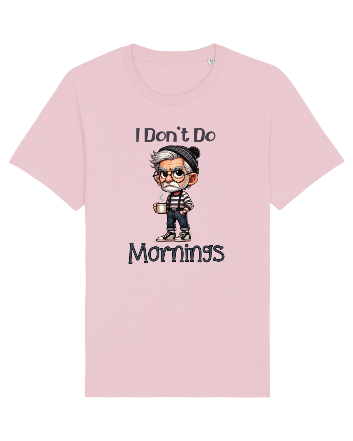 Tricou mânecă scurtă Unisex Rocker Cotton Pink