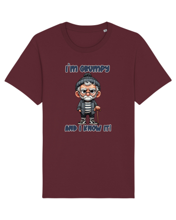 I'm Grumpy and I Know It! | Grandpa | Bunicul Tafnos Burgundy